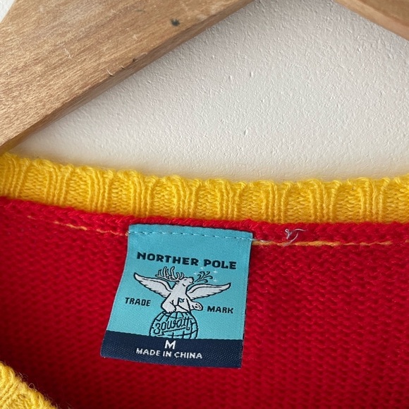 Norther Pole Squirrel Nutcracker Christmas Sweater - Picture 4 of 4